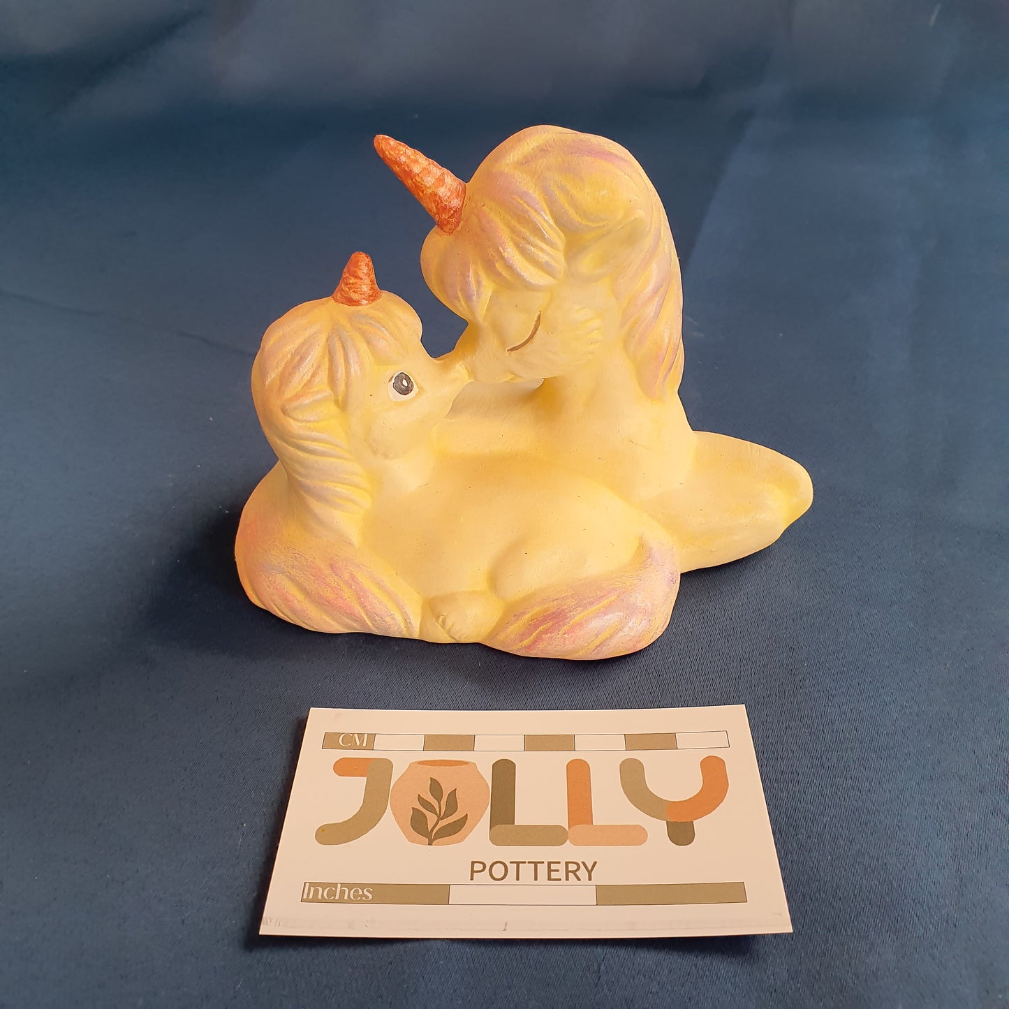 Lying Unicorn with Baby