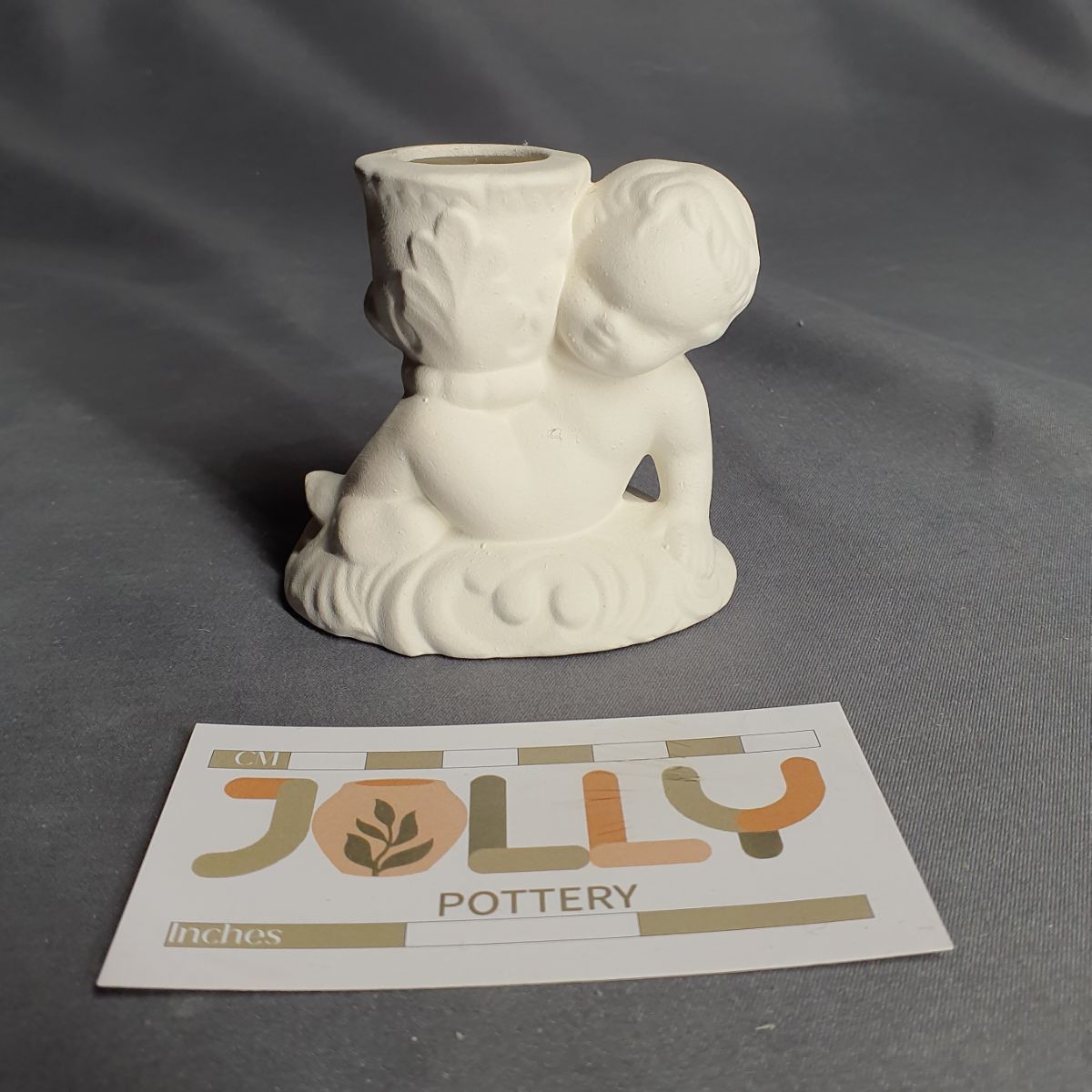 Cherub Candlestick Holder