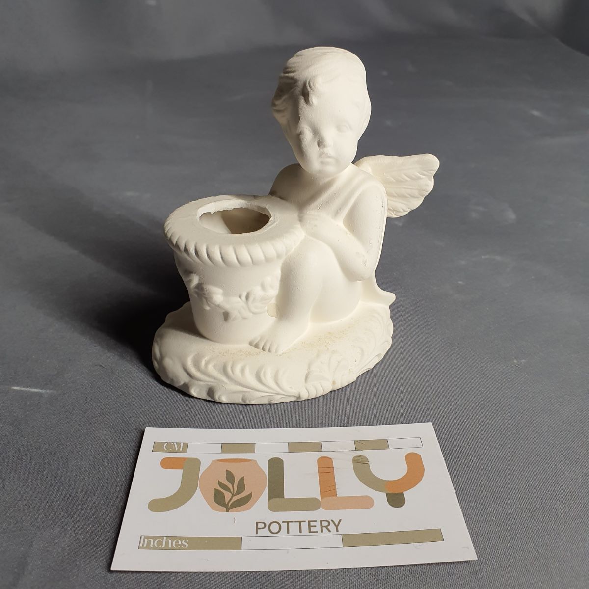 4" Cherub Candle Holder