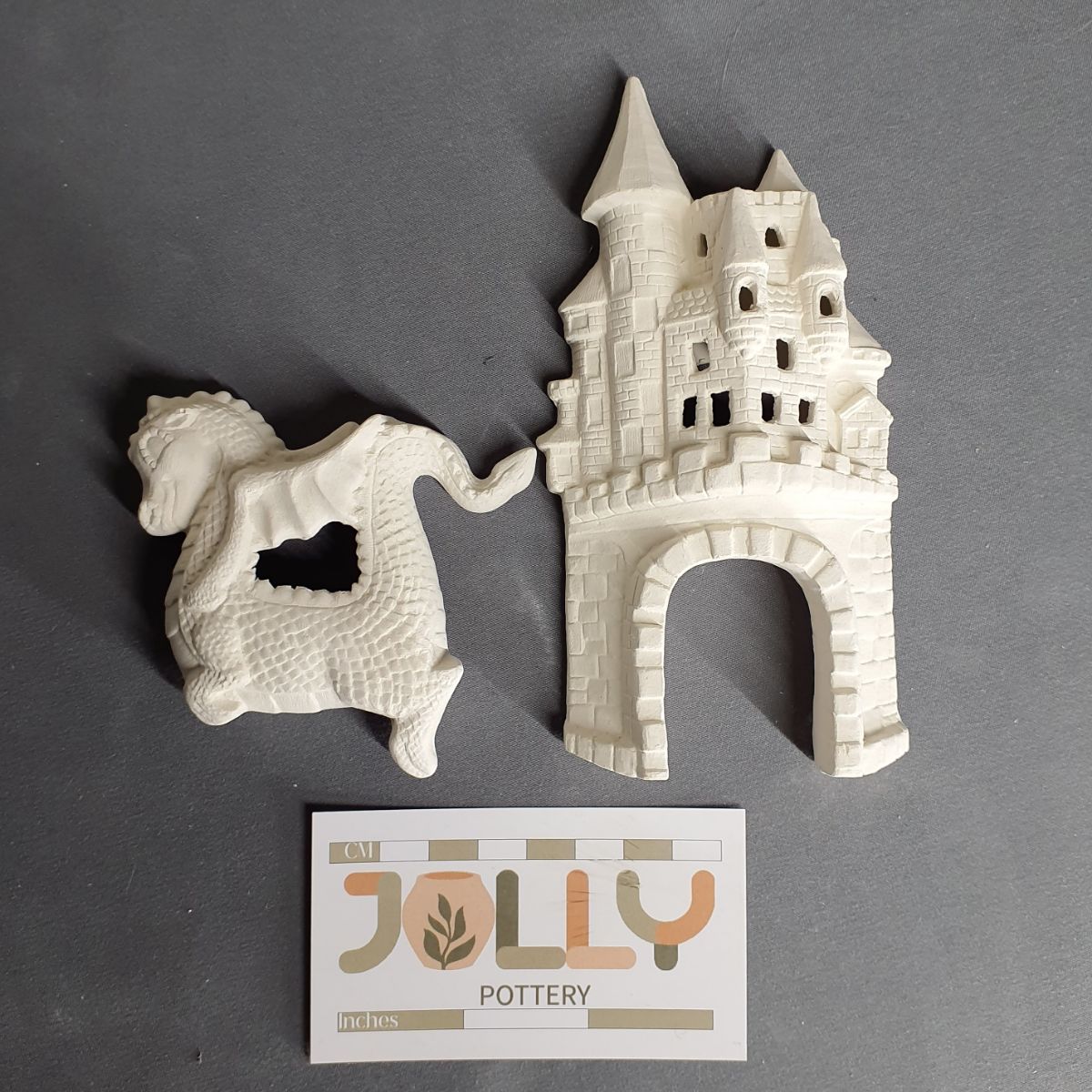 Flat Dragon and Castle