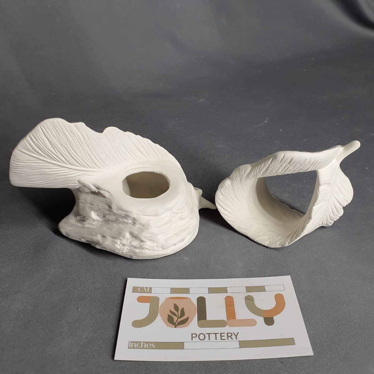 Feather Napkin Ring and Candle Holder