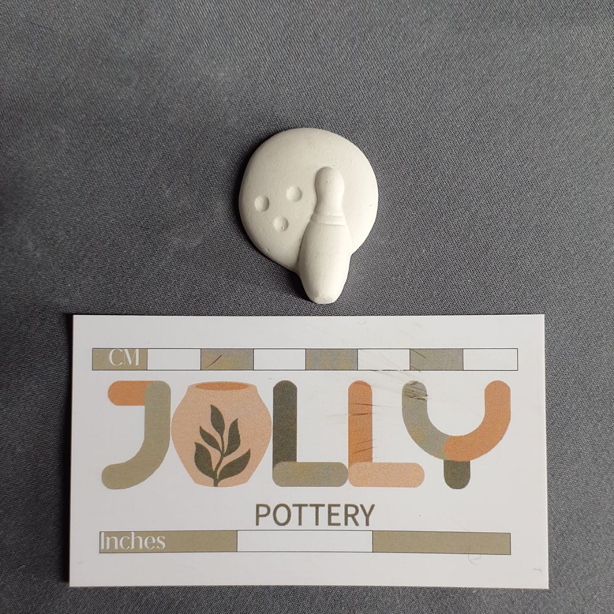 Flat Bowling Ball and Pin