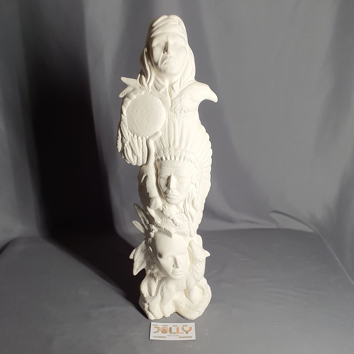 Native American Men Totem