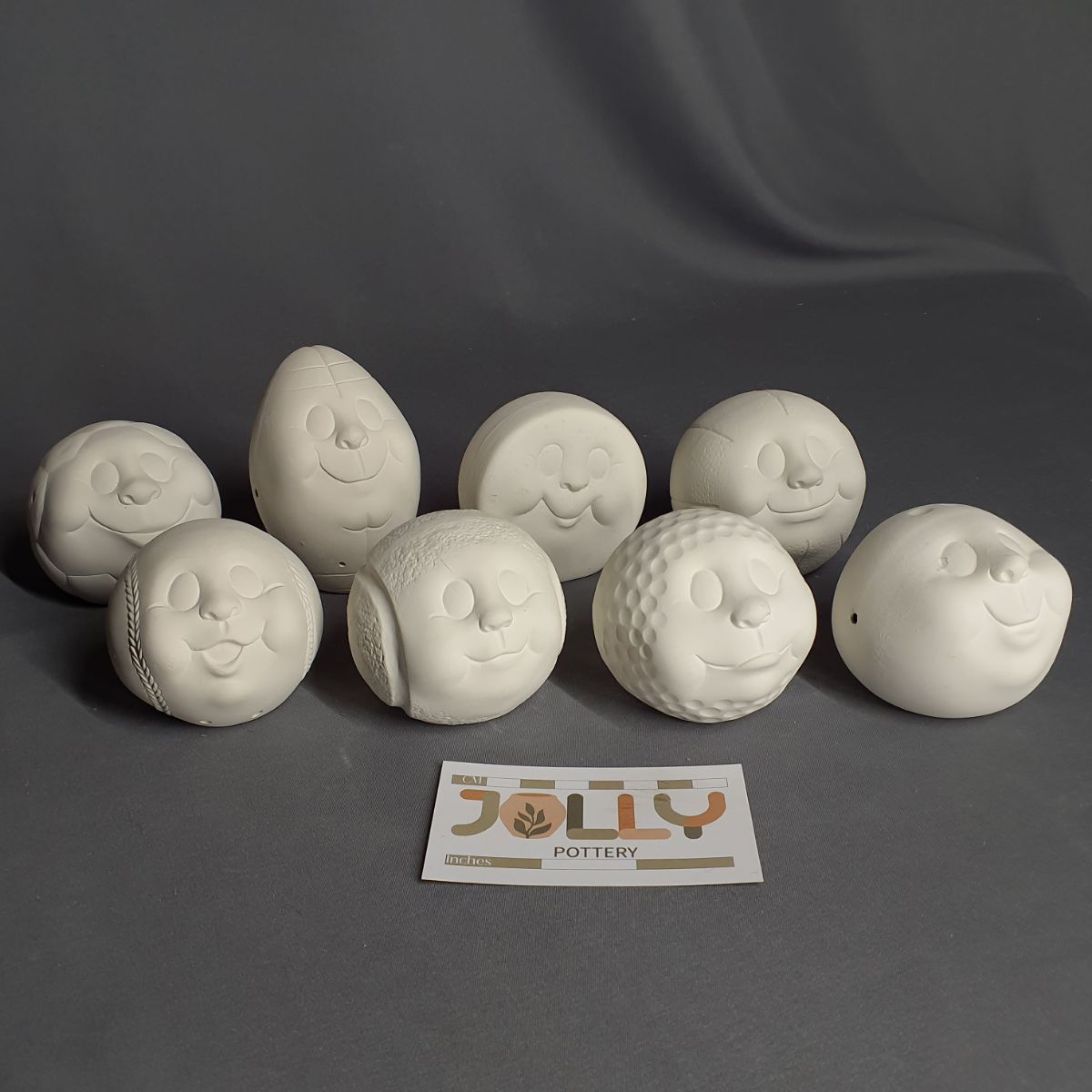 Sports Balls with Faces