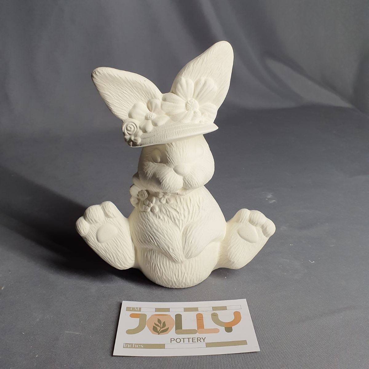 Rabbit with Flower Hat