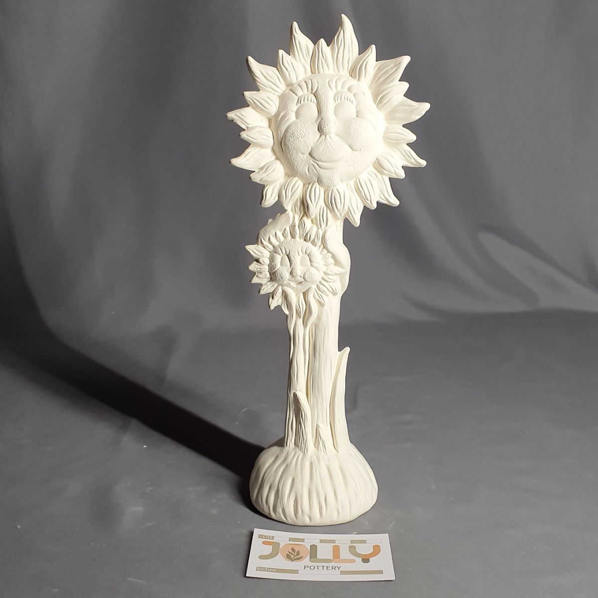 Tall Sunflowers with Faces