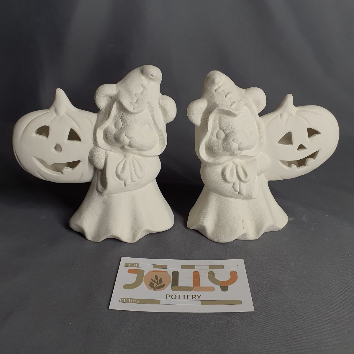 Ghost Bear with Pumpkin