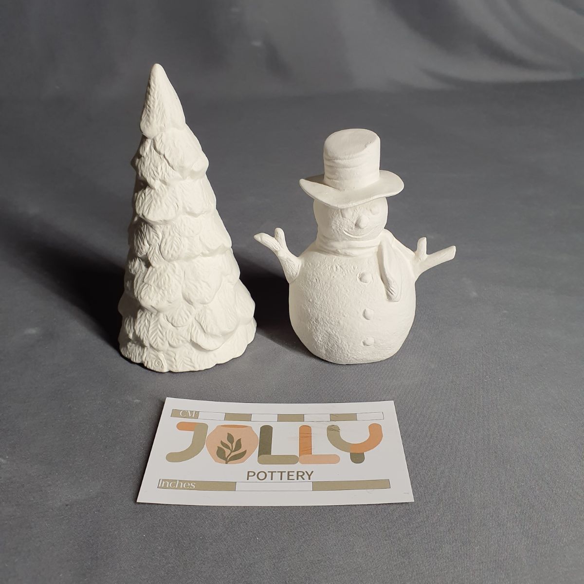 Miniature Snowman and Tree