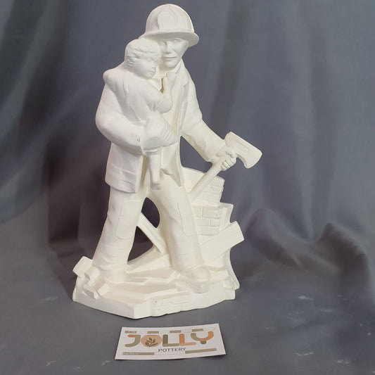 Fireman Saving Child