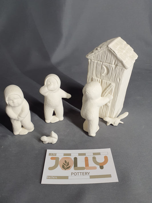 Snowbaby Outhouse Set