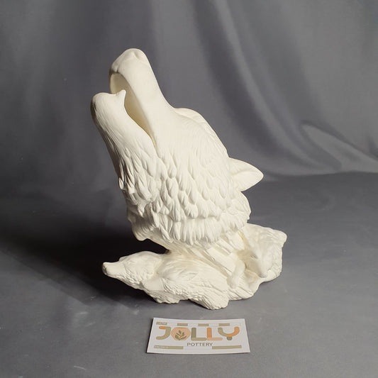 Howling Wolf Bust