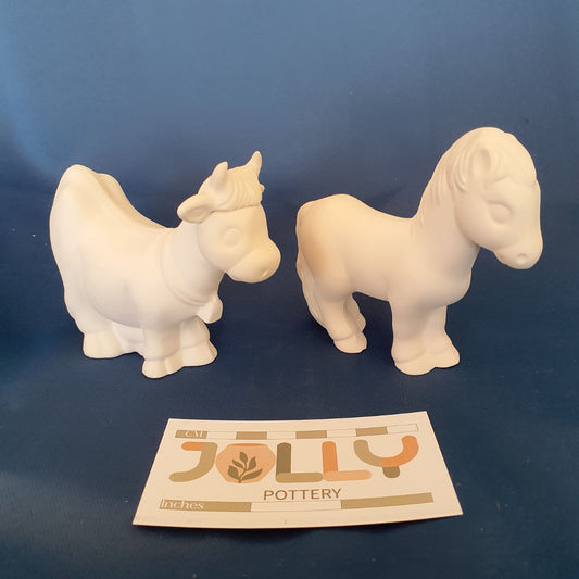 Cow and Horse