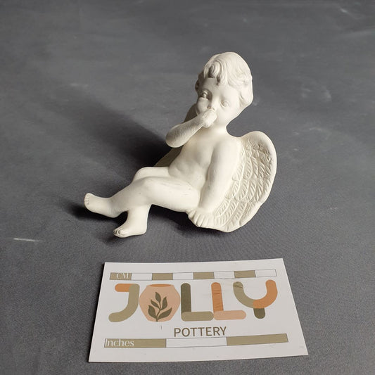 4" Cherub Sitting