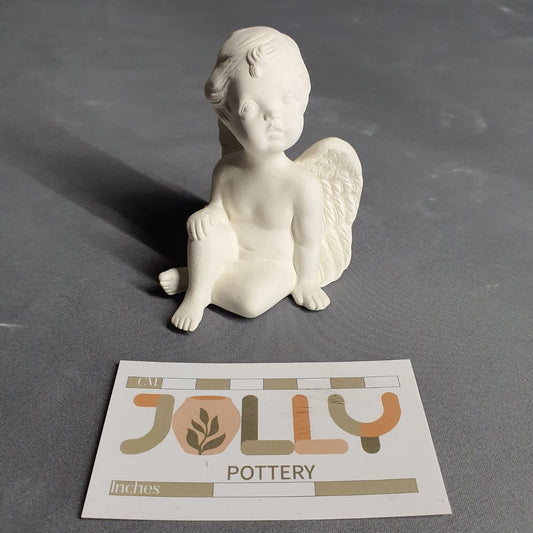 4" Cherub Sitting