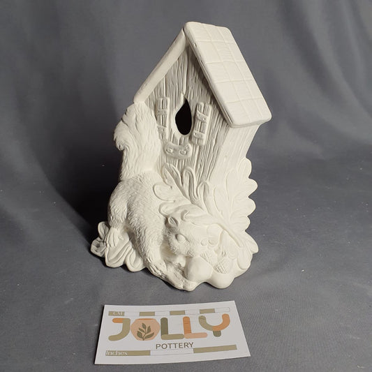 Birdhouse with Squirrel
