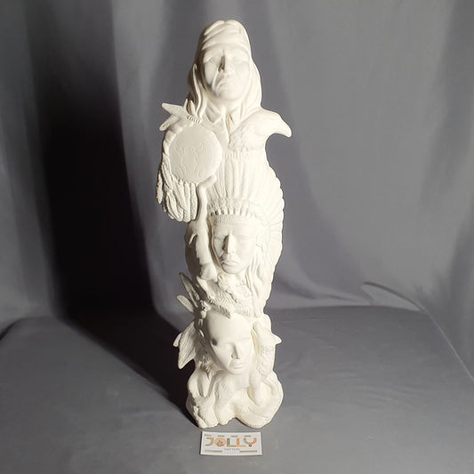 Native American Men Totem