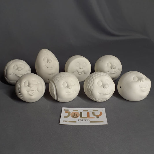Sports Balls with Faces