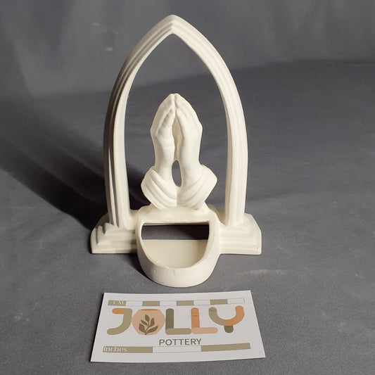 Praying Hands Votive Holder