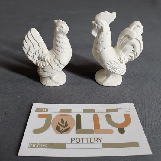 Small Rooster and Hen