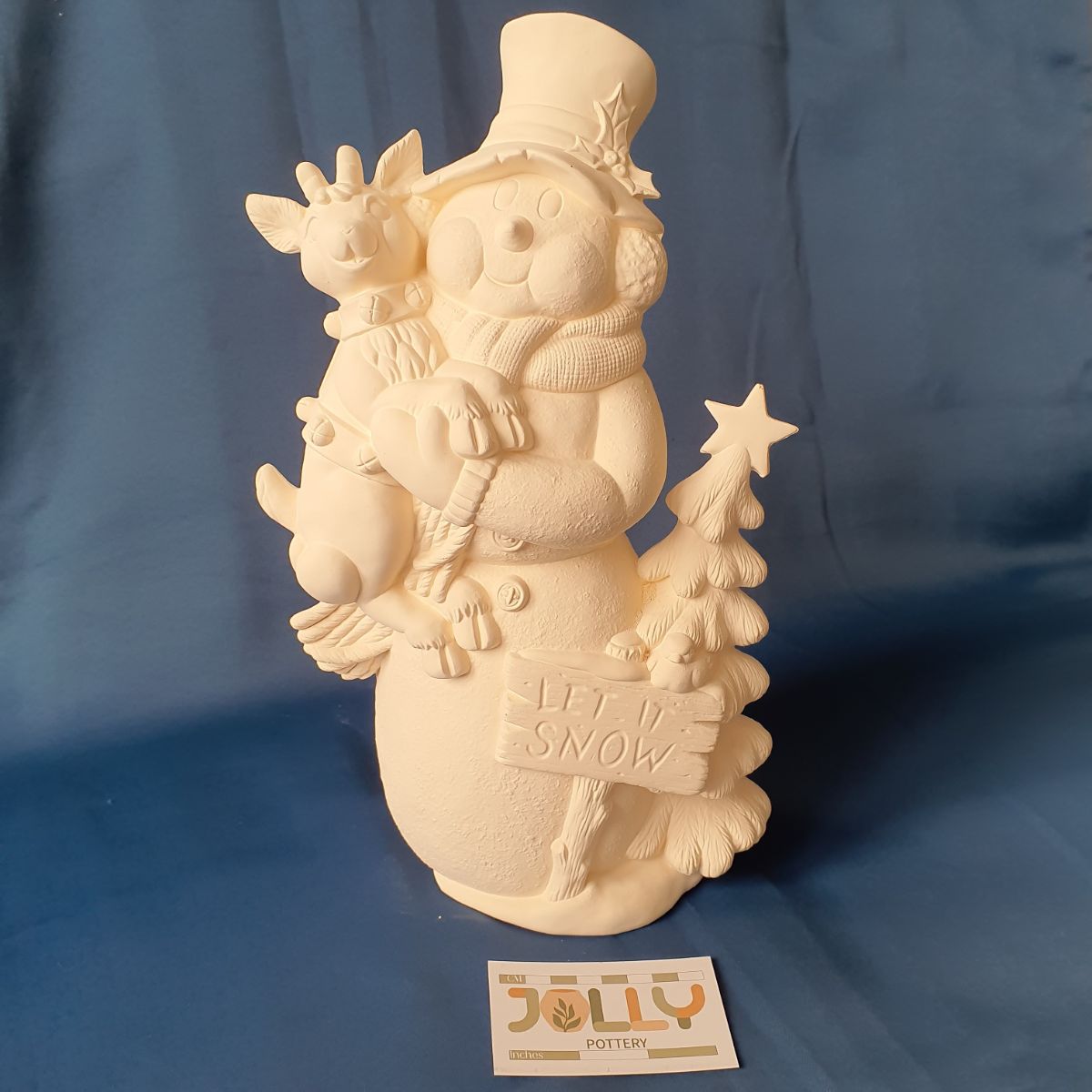 Snowman with Reindeer