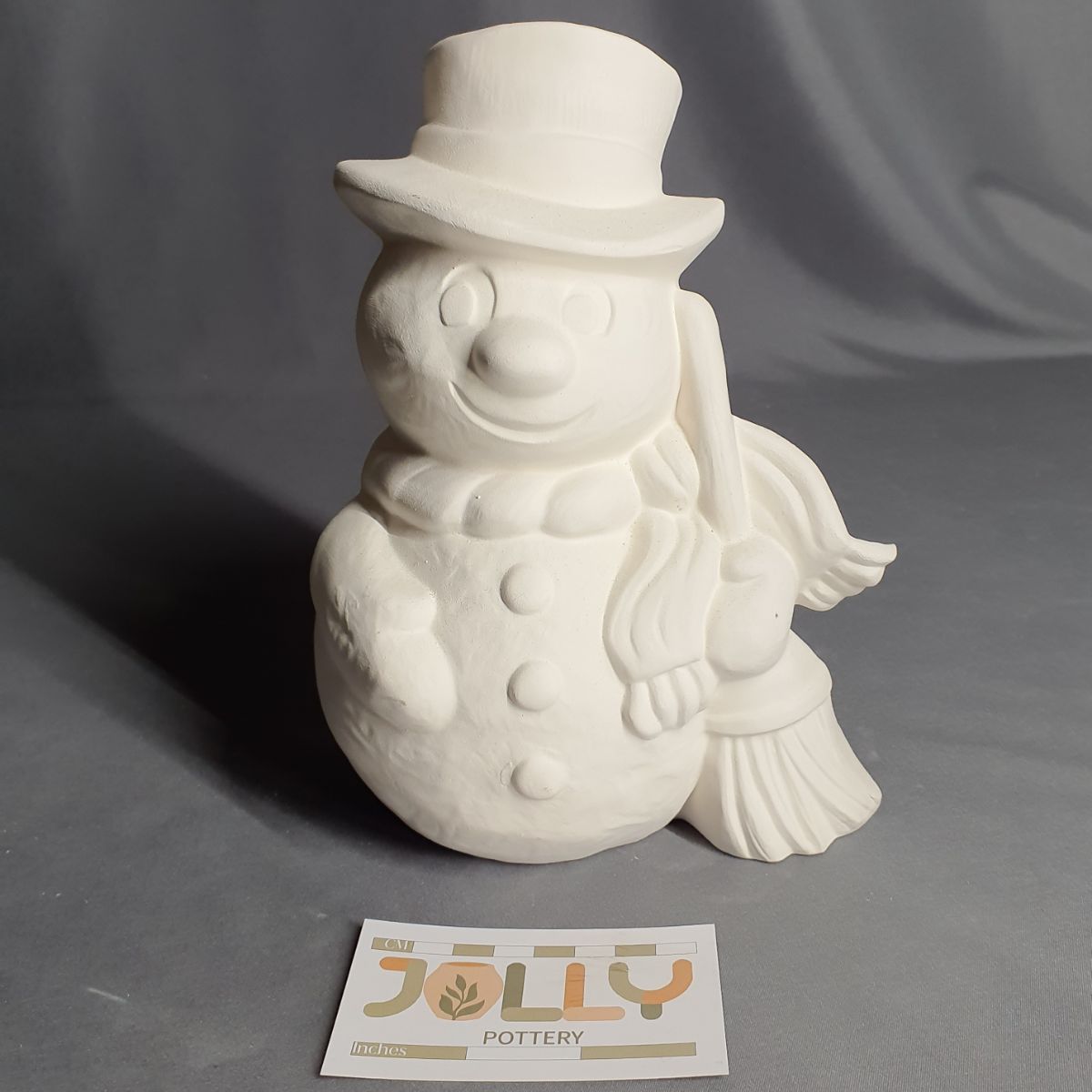 Snowman with Broom