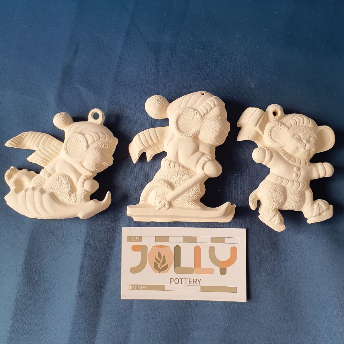 Mice with Tuques Ornaments